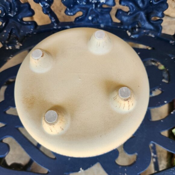 Aztec Pattern Ceramic Planter With Soft Pink & Black Geometric Design - Picture 4 of 4